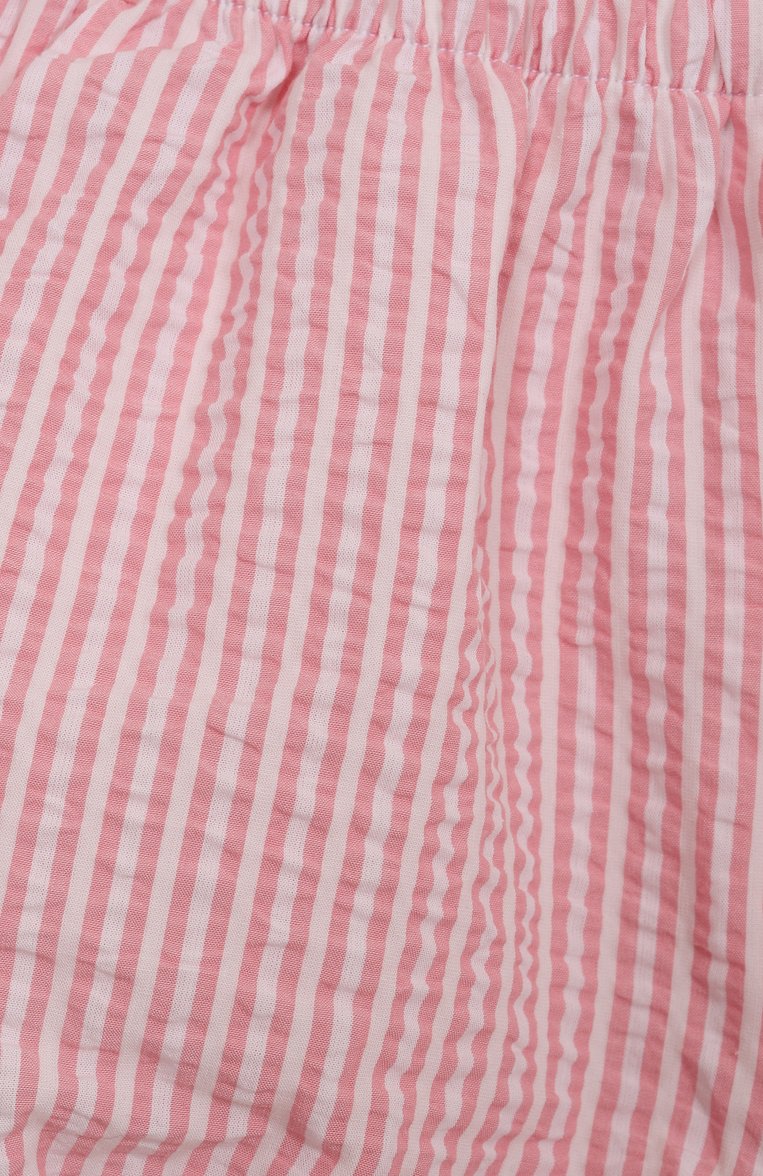 Детский комплект из футболки и шорт IL GUFO розового цвета, арт. P25DP533C1080/12M-18M | Фото 7 (Нос: Не проставлено; Материал внешний: Хлопок; Кросс-КТ НВ: Костюм; Ростовка одежда: 6 мес | 68 см, 12 мес | 80 см)