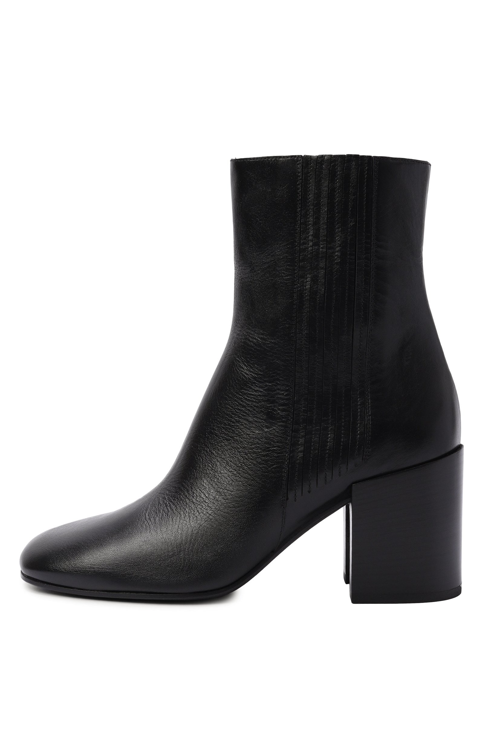 Кожаные ботильоны DRIES VAN NOTEN, арт. 262-131713/0103, фото 4