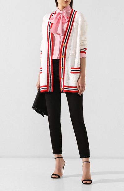 Кардиган из смеси шерсти и шелка GUCCI, арт. 574182/XKARR, фото 2