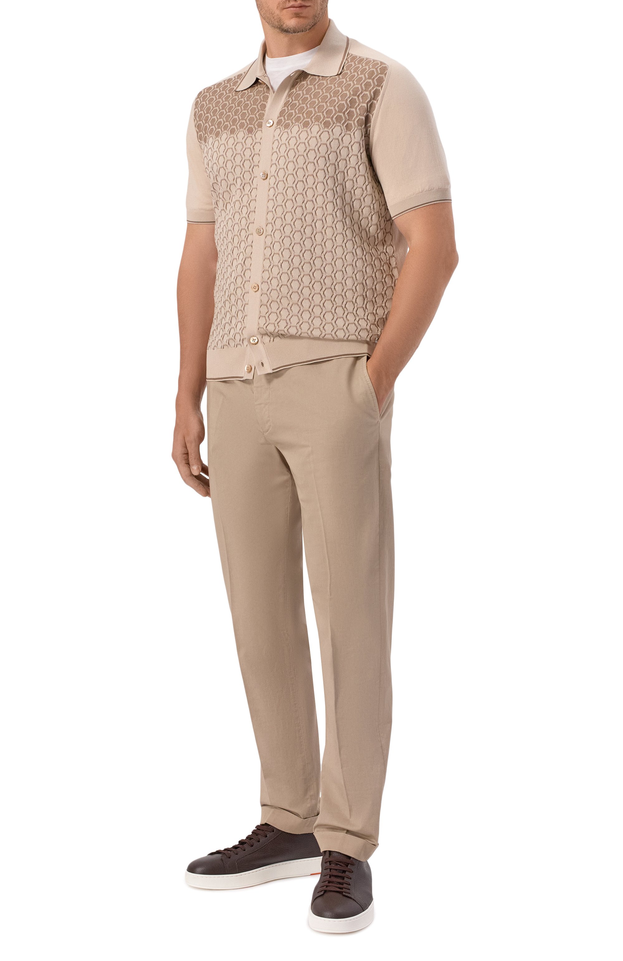 Рубашка из шелка и хлопка STEFANO RICCI, арт. K818109PAM/F26175, фото 2