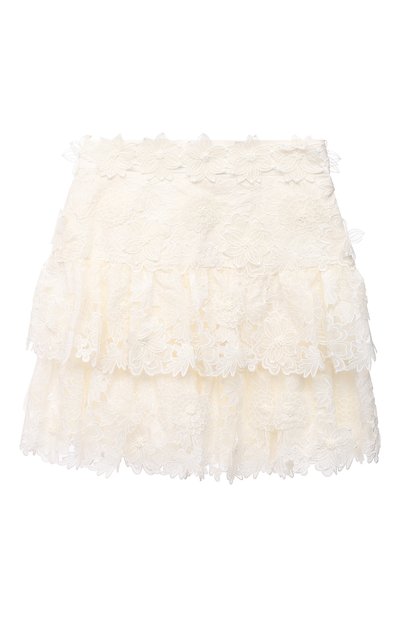 Женская льняная юбка ZIMMERMANN, арт. 9859SAND