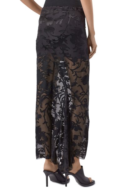 Юбка из вискозы и шелка ANN DEMEULEMEESTER, арт. B0010457/FA715, фото 4