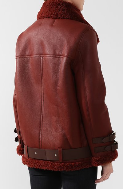 Дубленка с косой молнией ACNE STUDIOS, арт. 1AQ173, фото 4