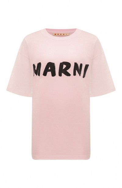 Хлопковая футболка MARNI, арт. THJET49EPH/USCS11, фото 1