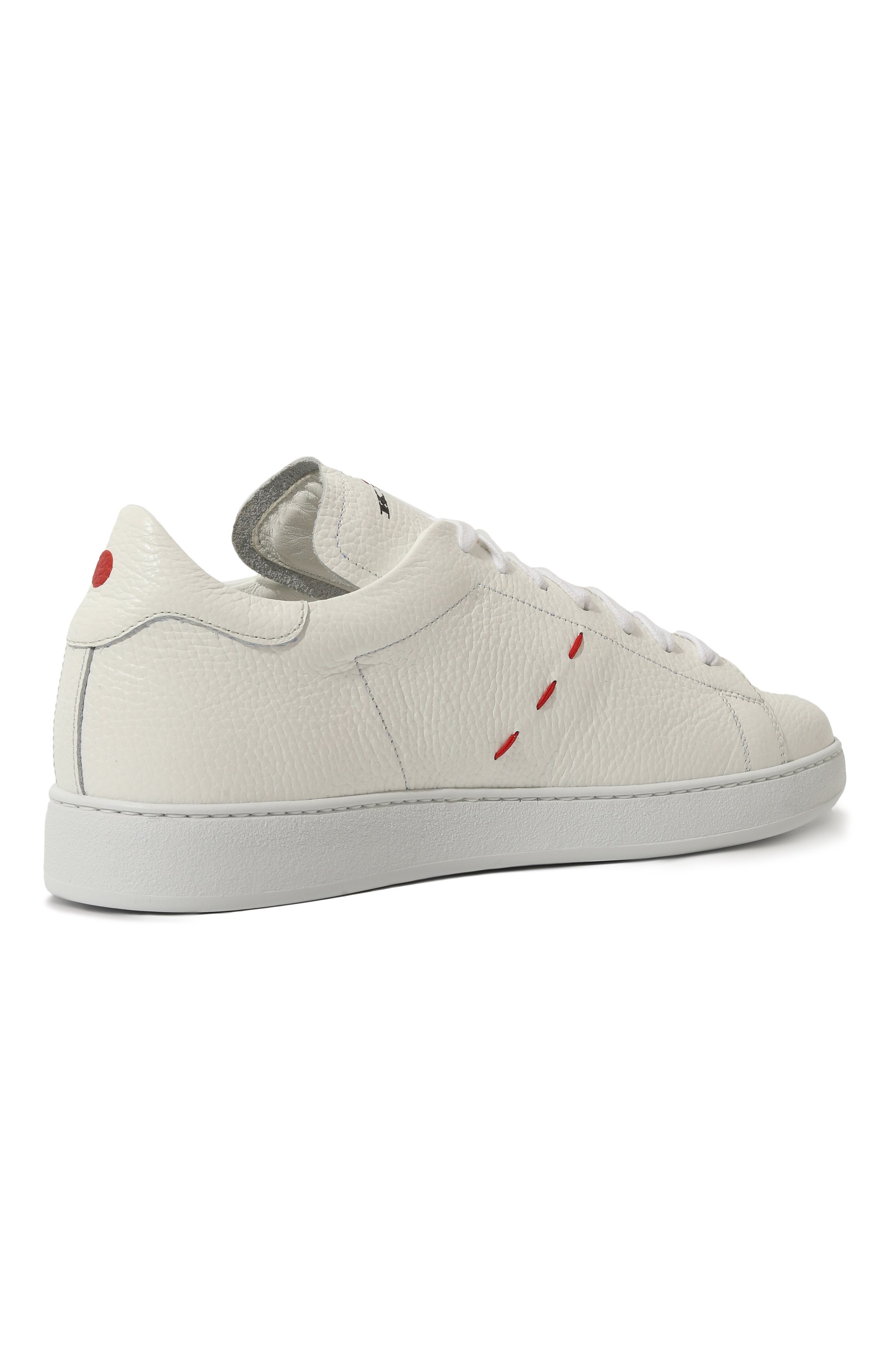 Кожаные кеды KITON, арт. USSA068N01035, фото 5