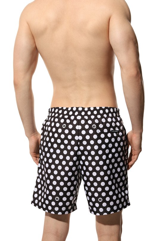 Плавки-шорты Dolce & Gabbana M4A13T/ISMHS Чёрно-белый  M4A13T/ISMHS Фото 3
