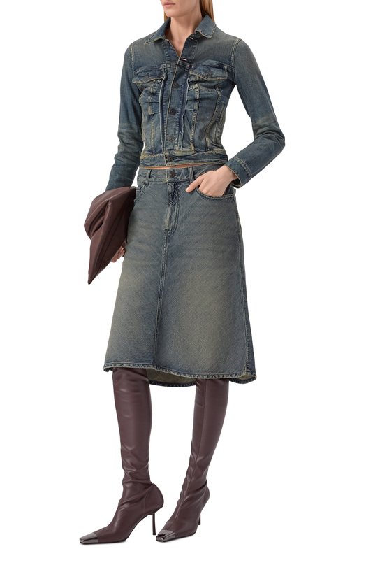 Джинсовая куртка Balenciaga 849899/TTW89 Синий  849899/TTW89 Фото 2