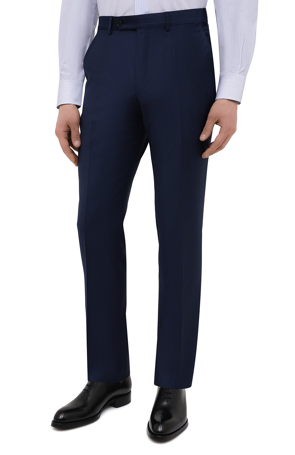 Шерстяной костюм ZEGNA темно-синего цвета по цене 290500 руб., арт. 922578/221225, фото 4 Шерстяной костюм ZEGNA, арт. 922578/221225, фото 4