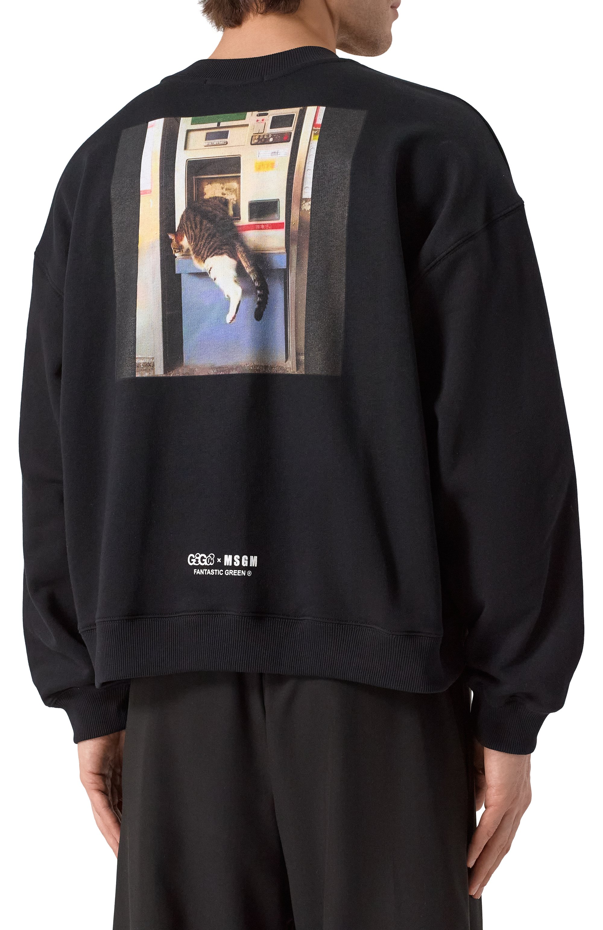 Хлопковый свитшот MSGM, арт. 3846MM04/257299, фото 4