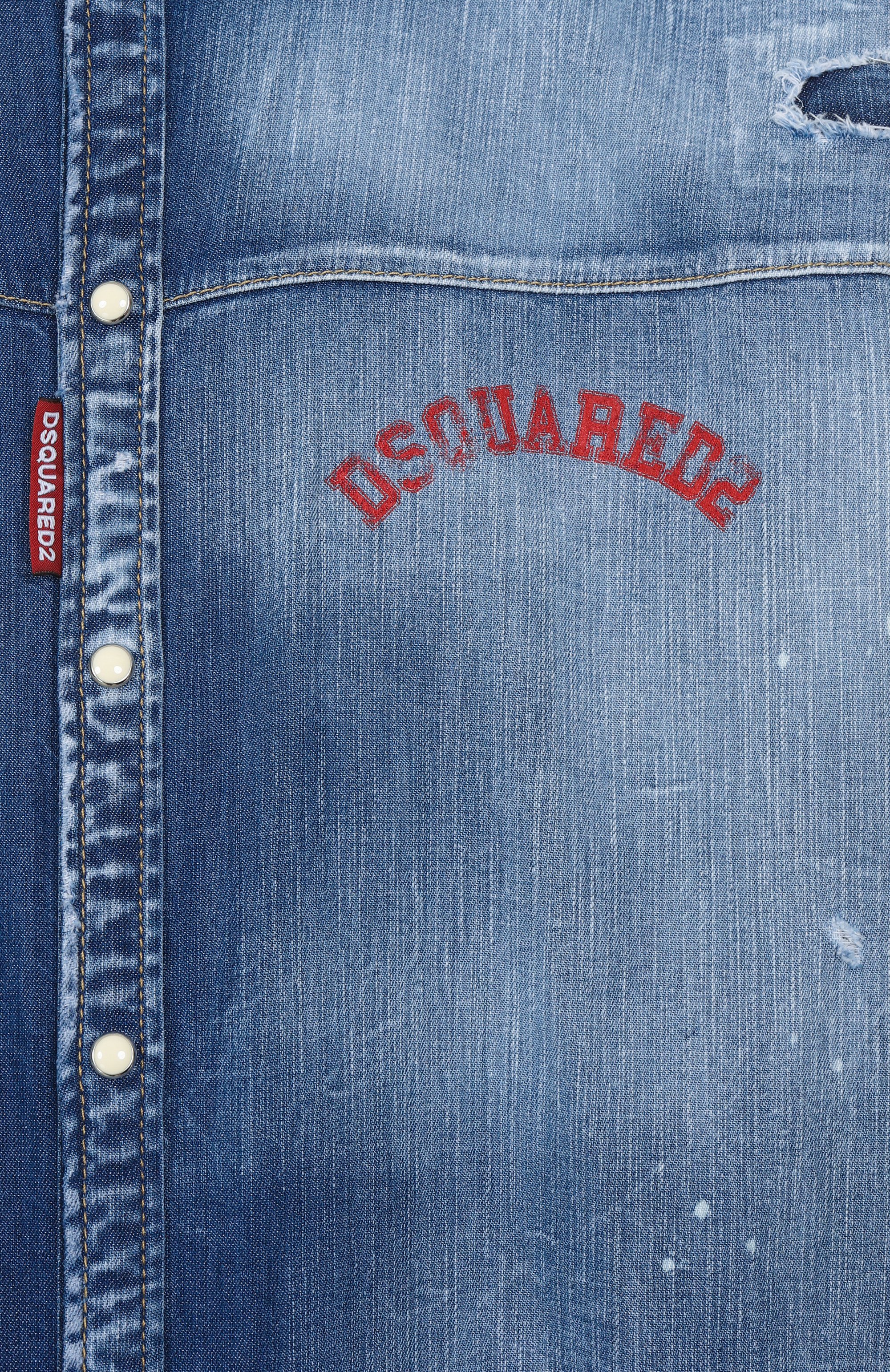 Джинсовая рубашка DSQUARED2, арт. S71DM0773/S30341, фото 6