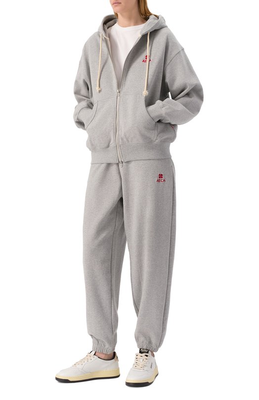 Хлопковая толстовка AECA WHITE AWCMFWBDTSZSO001C0.GREY (M) Серый  AWCMFWBDTSZSO001C0.GREY (M) Фото 2