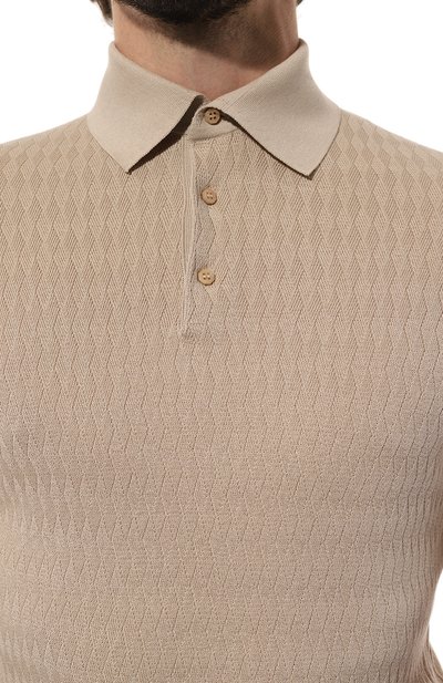 Поло из хлопка и шелка STEFANO RICCI, арт. K818066P13/F24171, фото 5