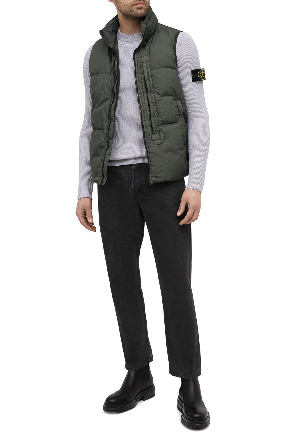 Хлопковый свитер STONE ISLAND, арт. 7415552D8, фото 2