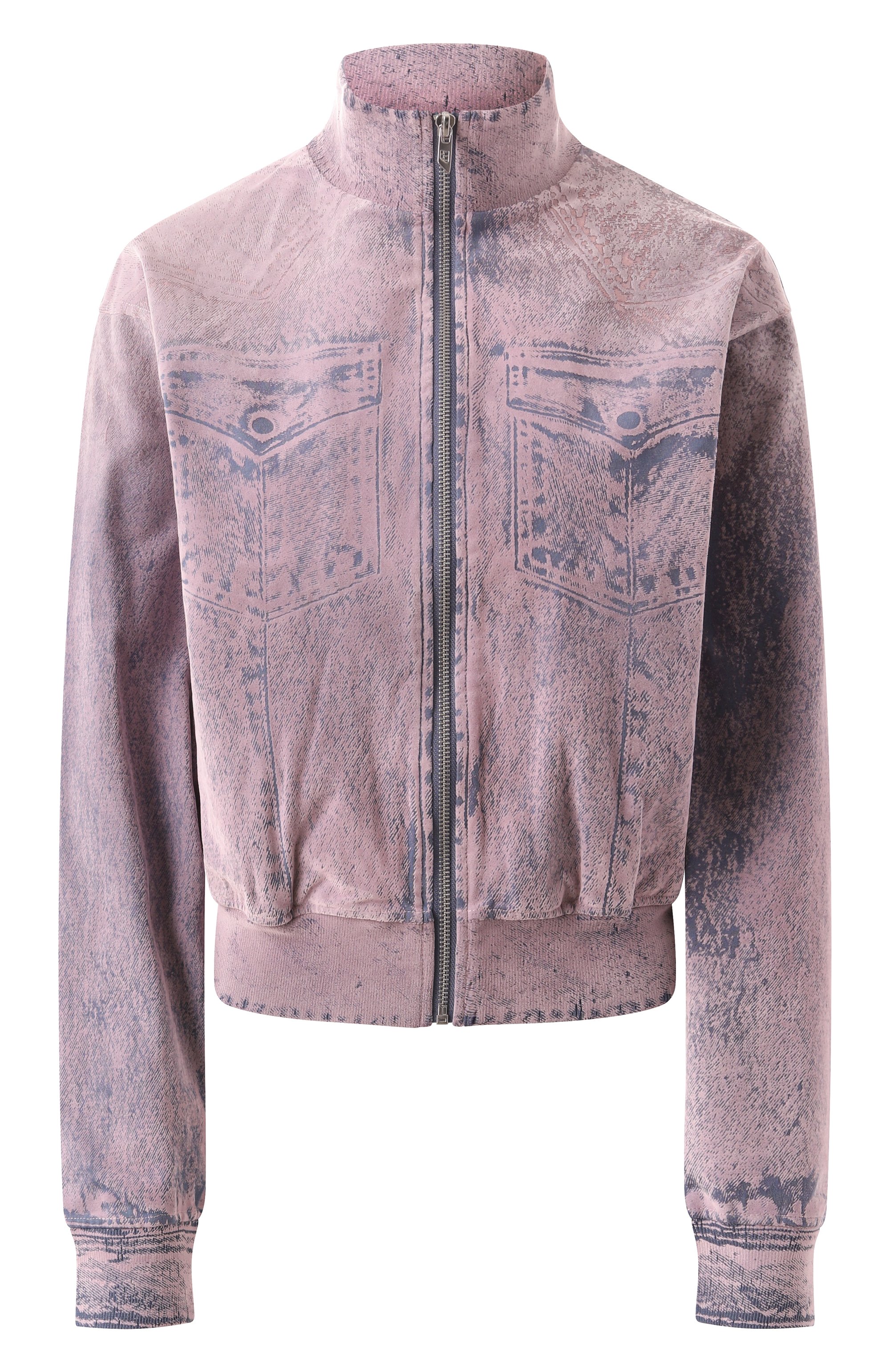 Хлопковая толстовка DIESEL сиреневого цвета по цене 42200 руб., арт. A16622/0HQAJ, фото 1 Хлопковая толстовка DIESEL, арт. A16622/0HQAJ, фото 1