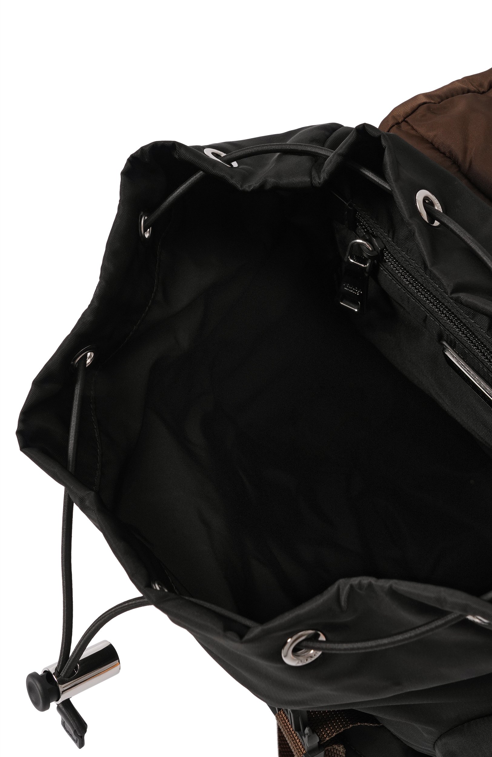 Рюкзак PRADA коричневого цвета по цене 399500 руб., арт. 2VZ121V/D0M2DMG, фото 4 Рюкзак PRADA, арт. 2VZ121V/D0M2DMG, фото 4