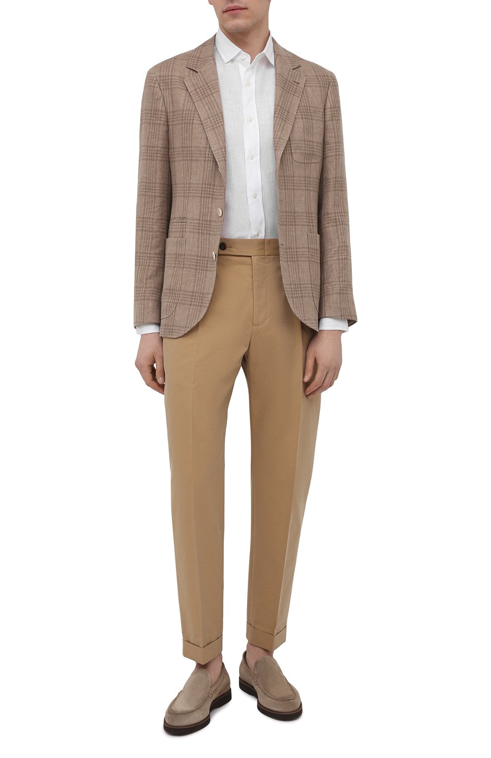 Льняная рубашка BRUNELLO CUCINELLI, арт. MB6083029, фото 2