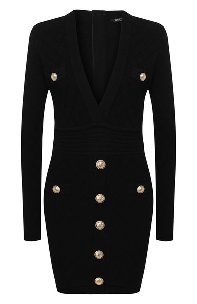 Женское платье из вискозы BALMAIN, арт. SF16262/K462