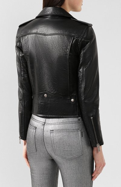 Кожаная куртка SAINT LAURENT, арт. 560911/Y5RD2, фото 4