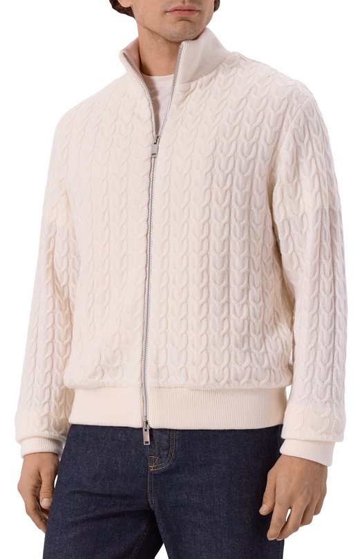 Кардиган из шерсти и кашемира MVST M25.1PM.H005/J002 Кремовый  M25.1PM.H005/J002 Фото 3