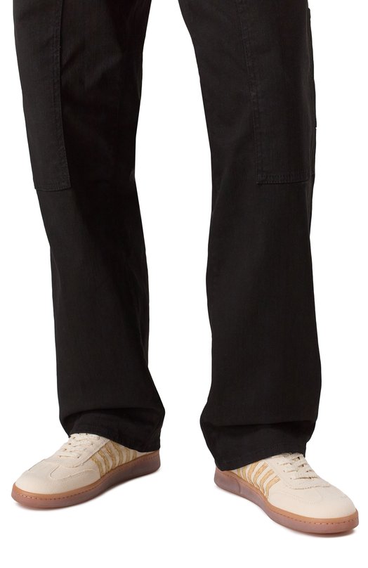 Текстильные кеды Summer Lovers Dsquared2 SNM0439/00308355 Бежевый  SNM0439/00308355 Фото 3
