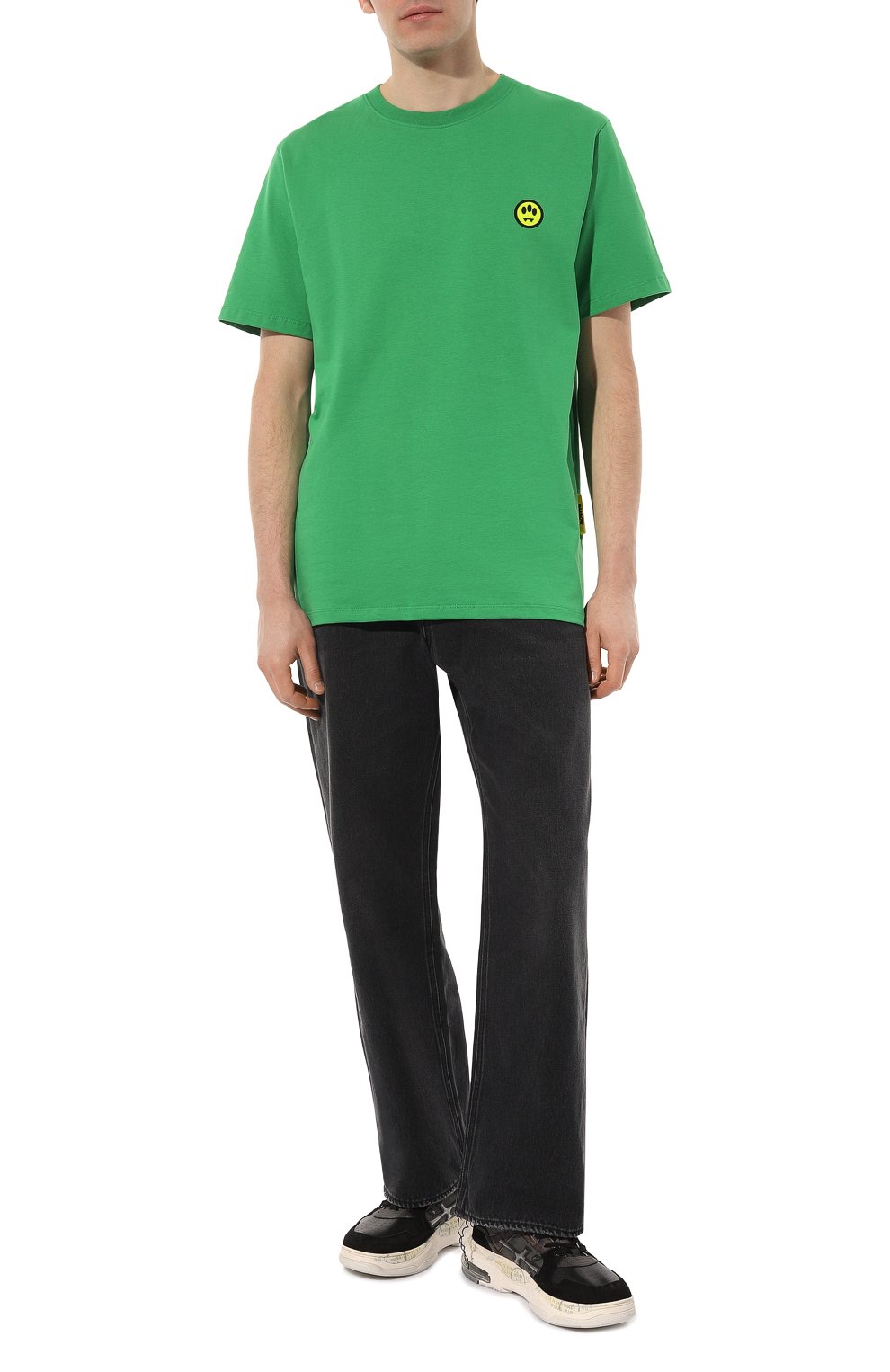 Хлопковая футболка BARROW, арт. S4BWMATH131, фото 2