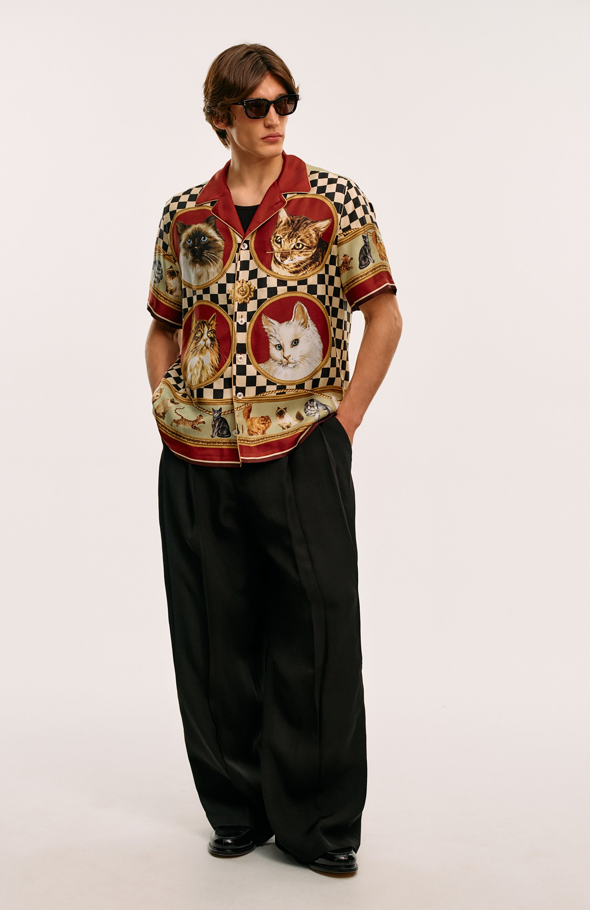 Шелковая рубашка DOLCE & GABBANA, арт. G5LH3T/HI1VV, фото 7