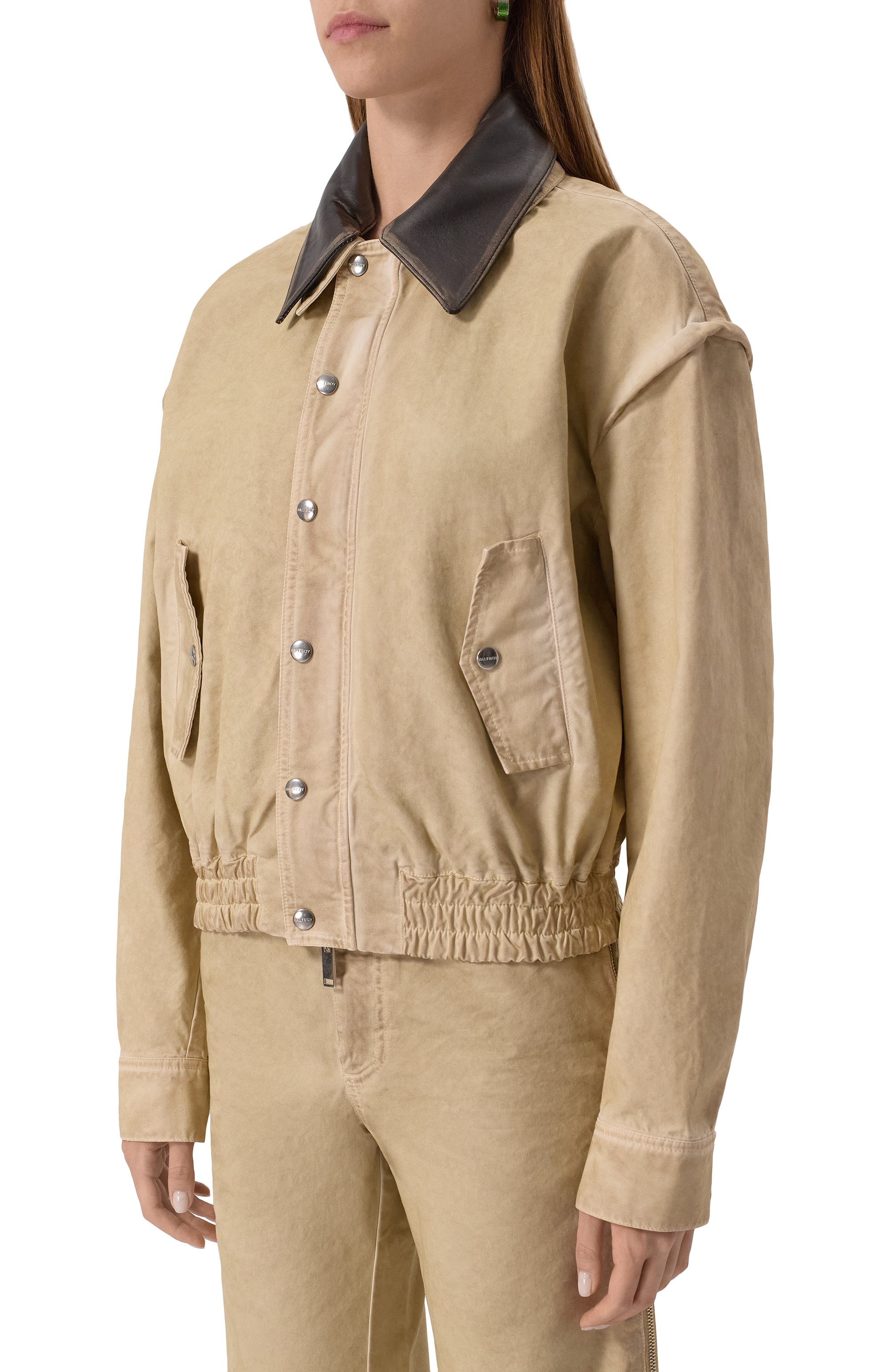 Хлопковый бомбер HALFBOY, арт. HS251W0159, фото 3