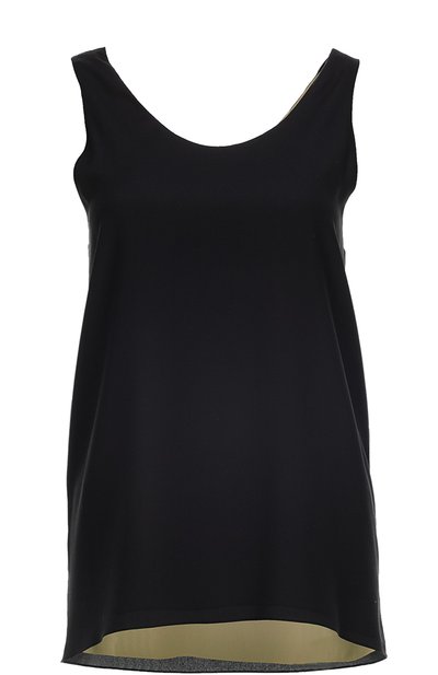Женский шелковый топ свободного кроя без рукавов CHLOÉ, арт. 15AHT22/15A004