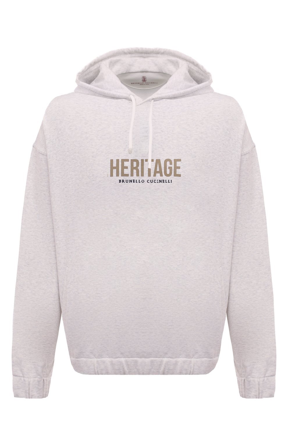 Хлопковое худи BRUNELLO CUCINELLI, арт. MW8369028G, фото 1
