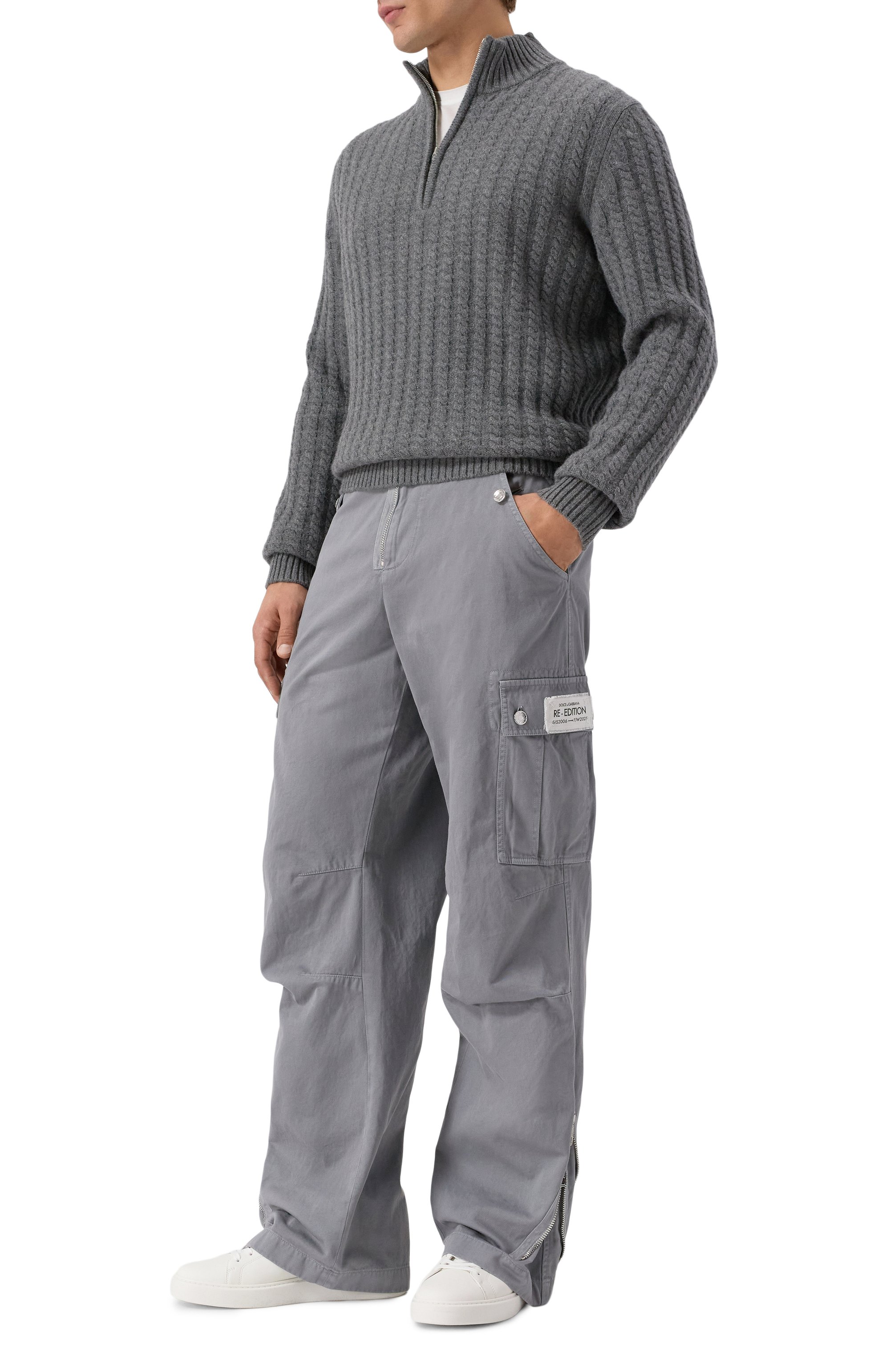 Хлопковые брюки-карго DOLCE & GABBANA, арт. GVL7HT/G8NT5, фото 2