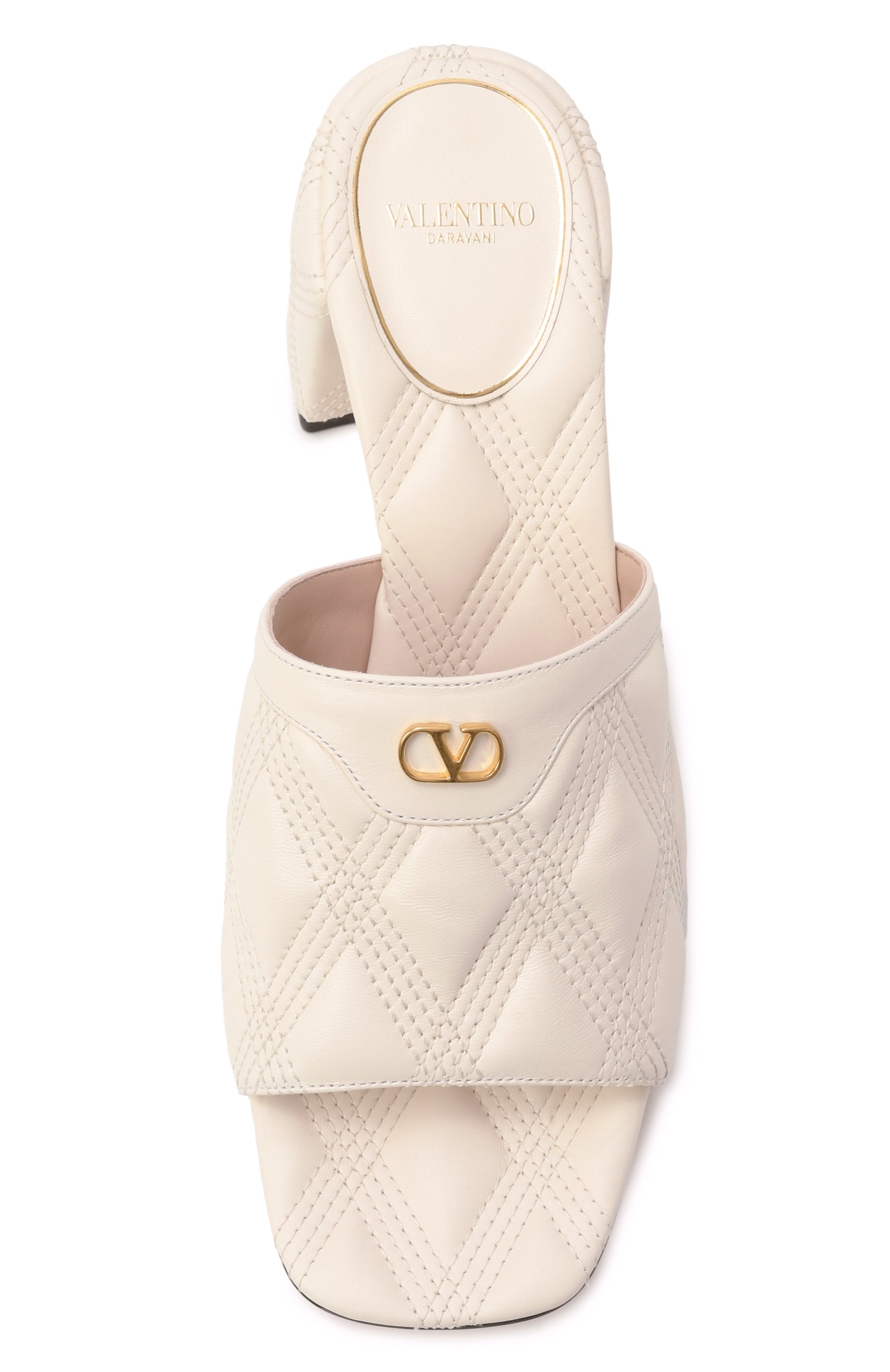 Кожаные мюли quiltie VALENTINO, арт. 6W2S0LL4/KHU, фото 6