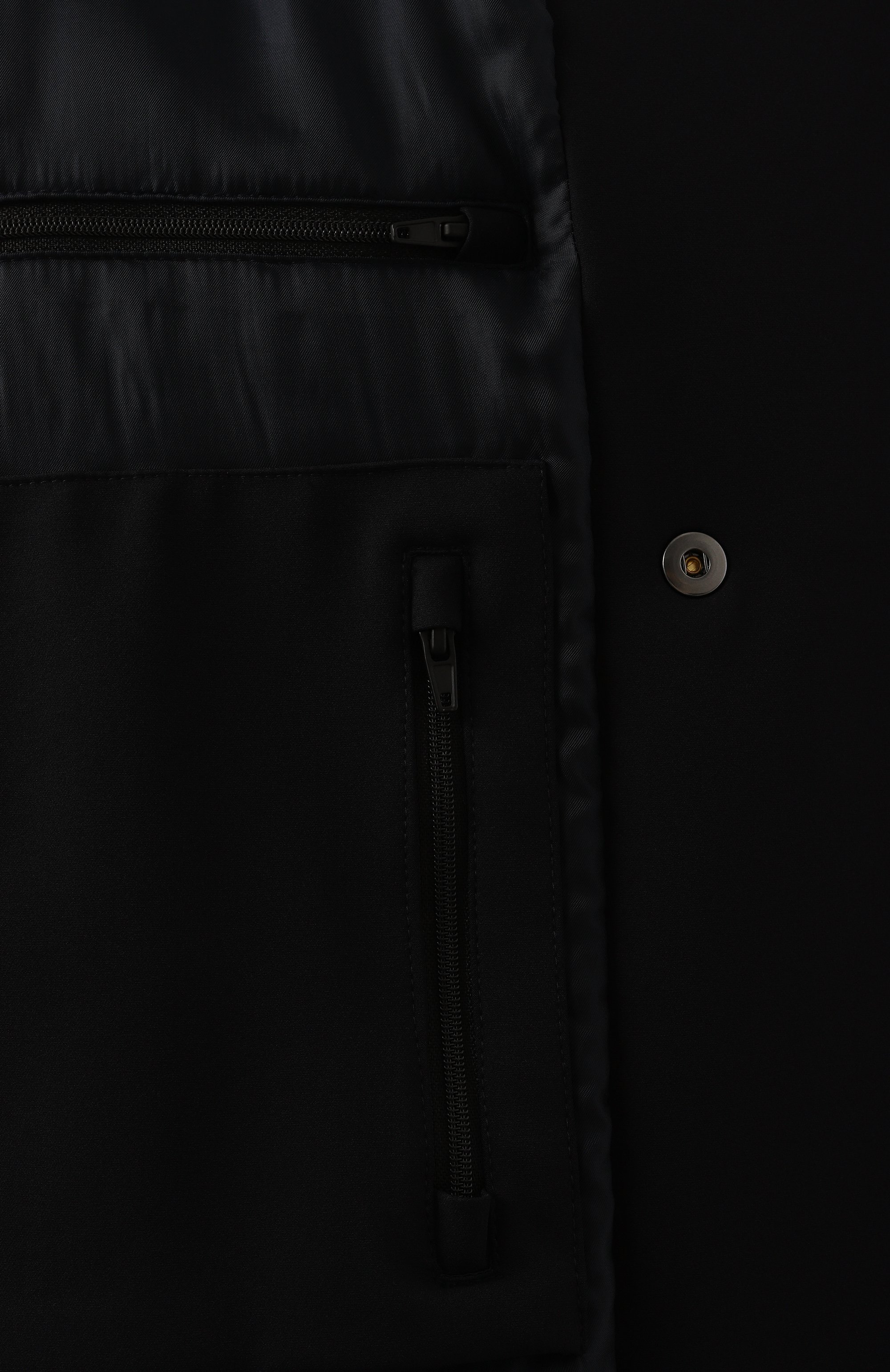 Утепленное пальто EMPORIO ARMANI темно-синего цвета по цене 69950 руб., арт. 6D1L61/1NUBZ, фото 6 Утепленное пальто EMPORIO ARMANI, арт. 6D1L61/1NUBZ, фото 6