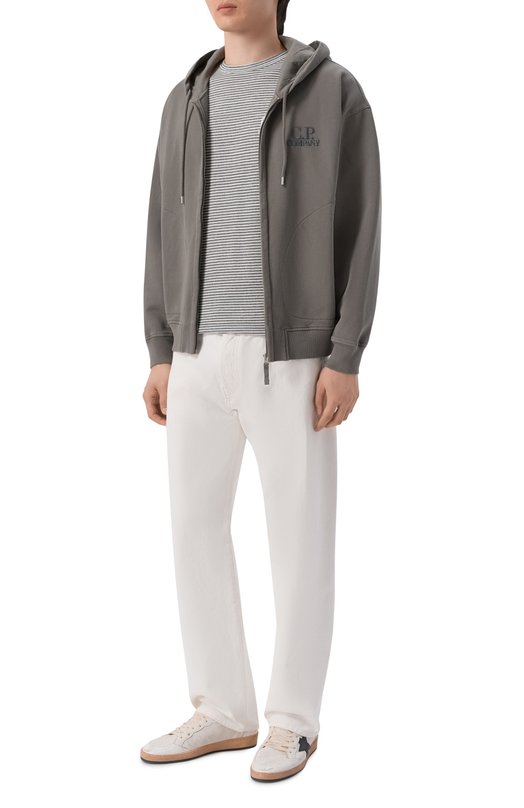 Хлопковая толстовка C.P. Company 20CMSS218A/0060900 Серый  20CMSS218A/0060900 Фото 2