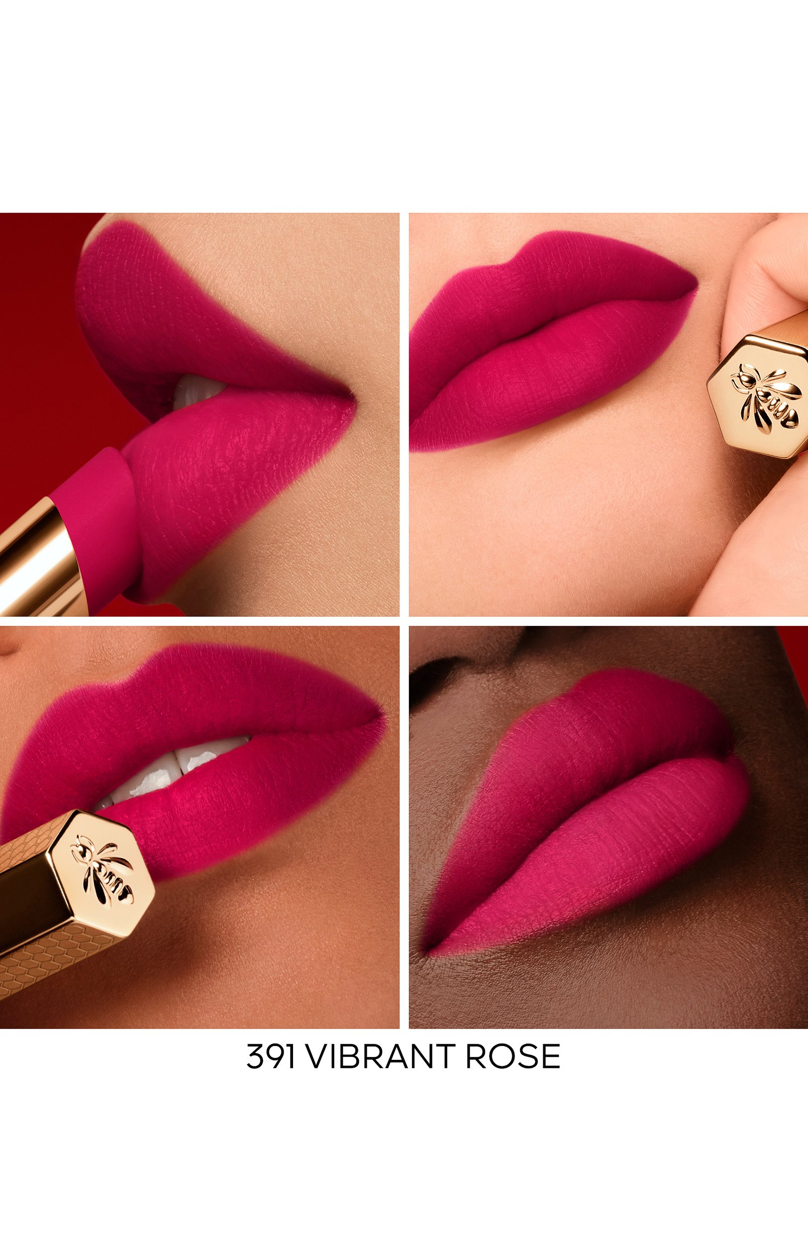 Помада для губ kisskiss honey-infused intense lipstick, оттенок 391 яркая роза (1,85g) GUERLAIN, арт. G062256, фото 4