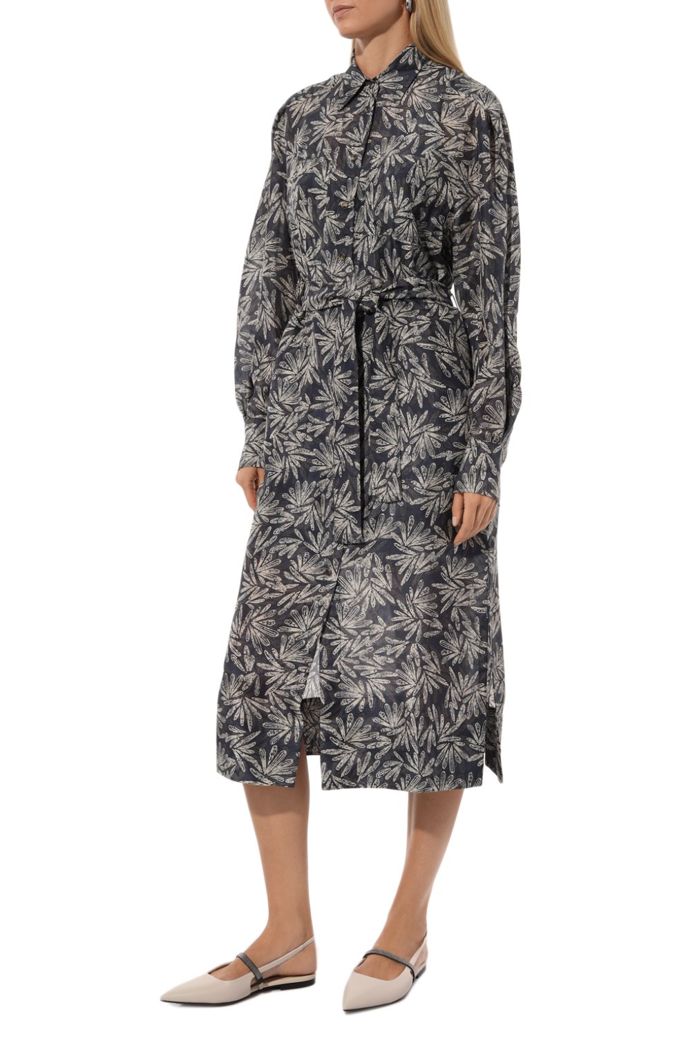 Шелковое платье BRUNELLO CUCINELLI, арт. MP913AFE12, фото 3