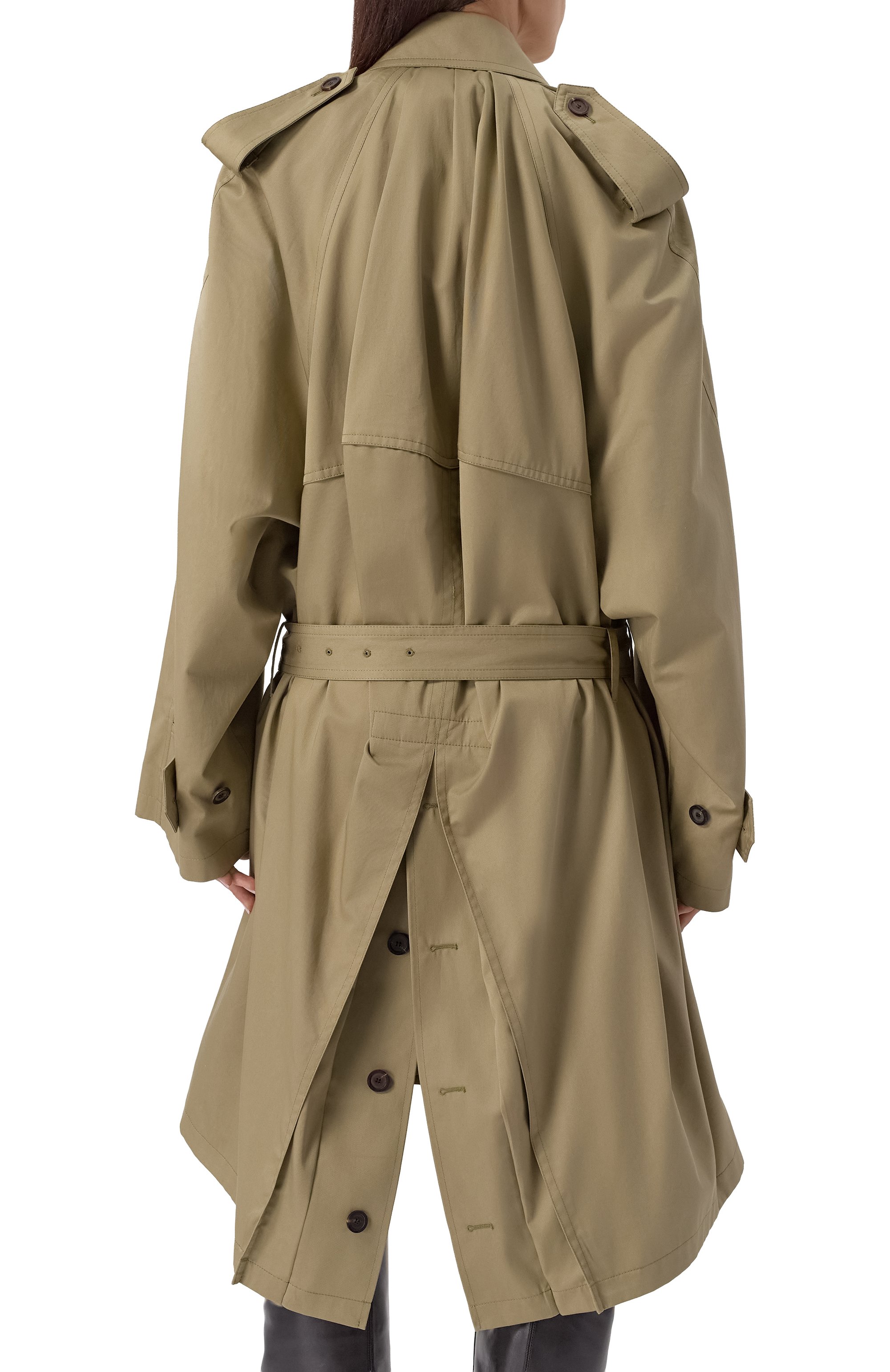 Хлопковый тренч BALENCIAGA, арт. 839117/TSP13, фото 4