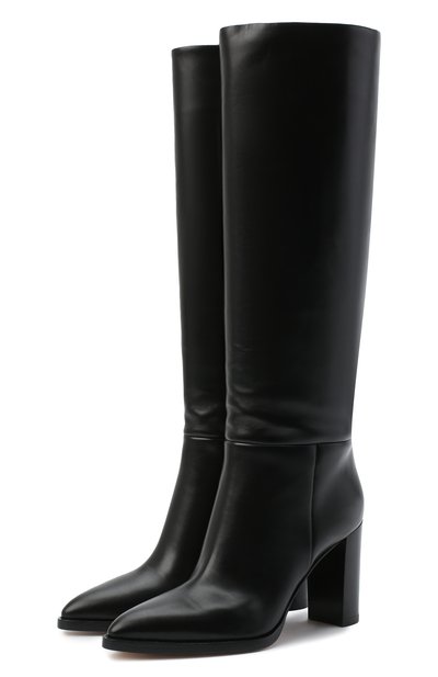 Кожаные сапоги kerolyn GIANVITO ROSSI черного цвета по цене 188000 руб., арт. G80403.85CU0.VITNER0, фото 1 Кожаные сапоги kerolyn GIANVITO ROSSI, арт. G80403.85CU0.VITNER0, фото 1