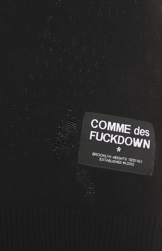 Свитер Comme des Fuckdown CFABW01314 Чёрный  CFABW01314 Фото 6