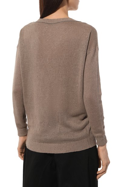 Пуловер изо льна и шелка BRUNELLO CUCINELLI, арт. M1000B1033, фото 4
