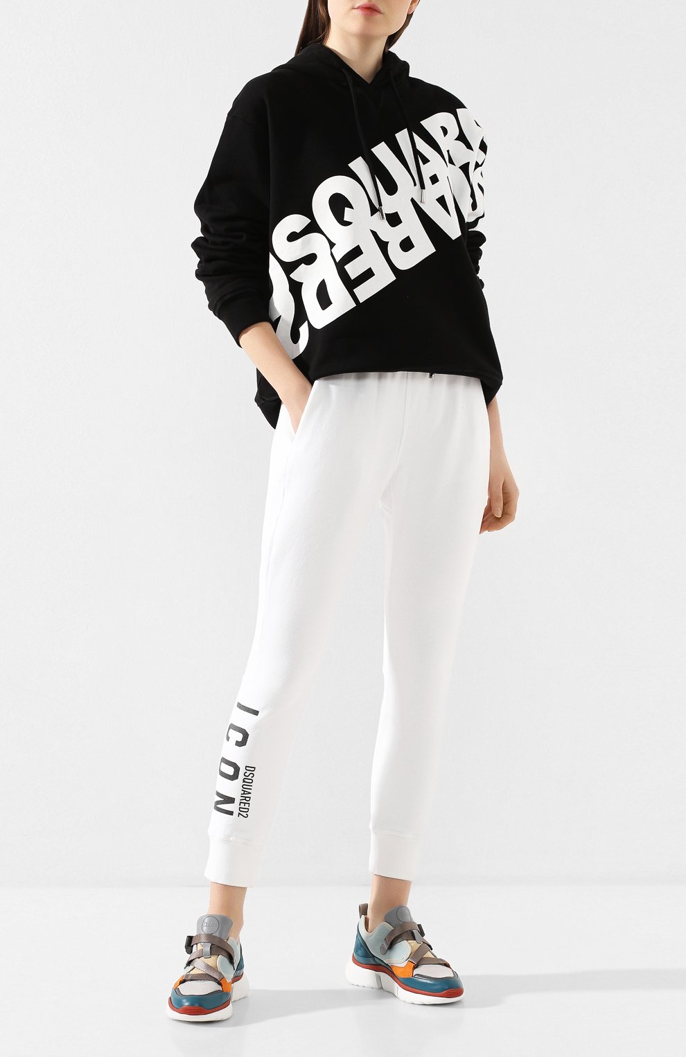 Хлопковое худи DSQUARED2, арт. S75GU0284/S25042, фото 2