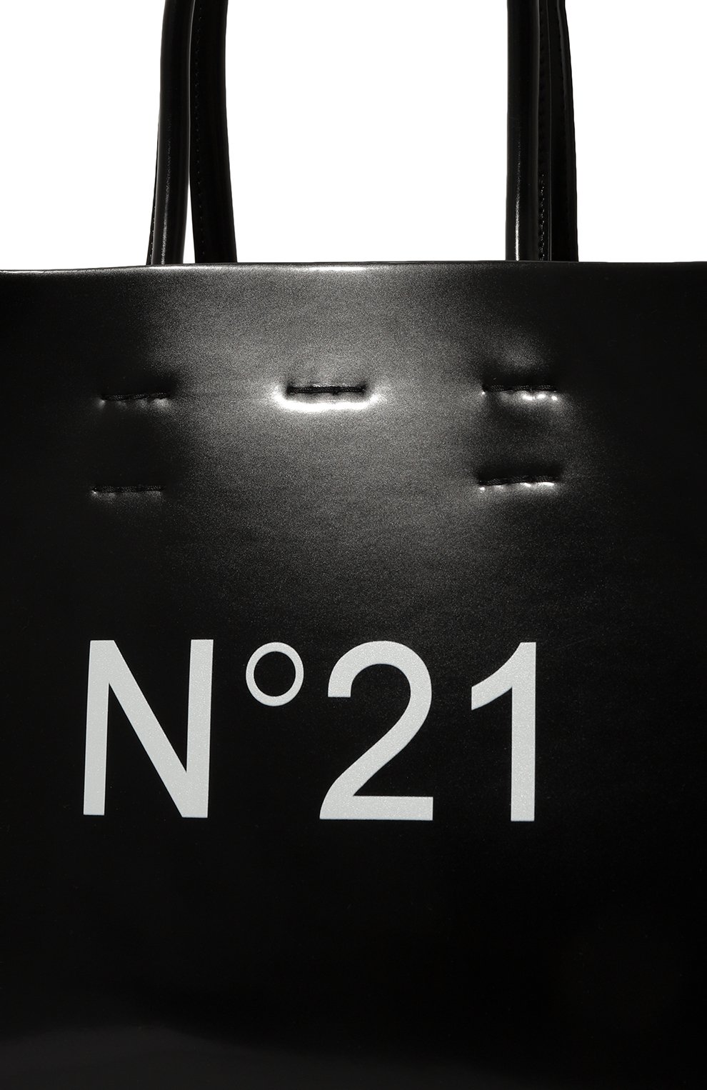 Сумка-тоут N21 черного цвета по цене 59900 руб., арт. 24IBP0102, фото 3 Сумка-тоут N21, арт. 24IBP0102, фото 3
