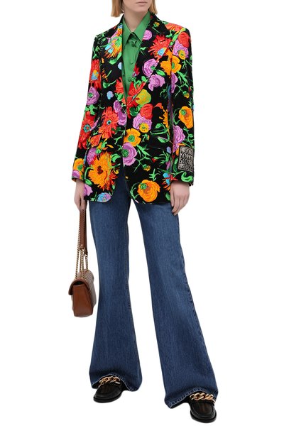 Джинсы GUCCI синего цвета по цене 45950 руб., арт. 644708/XDBJ4, фото 2 Джинсы GUCCI, арт. 644708/XDBJ4, фото 2