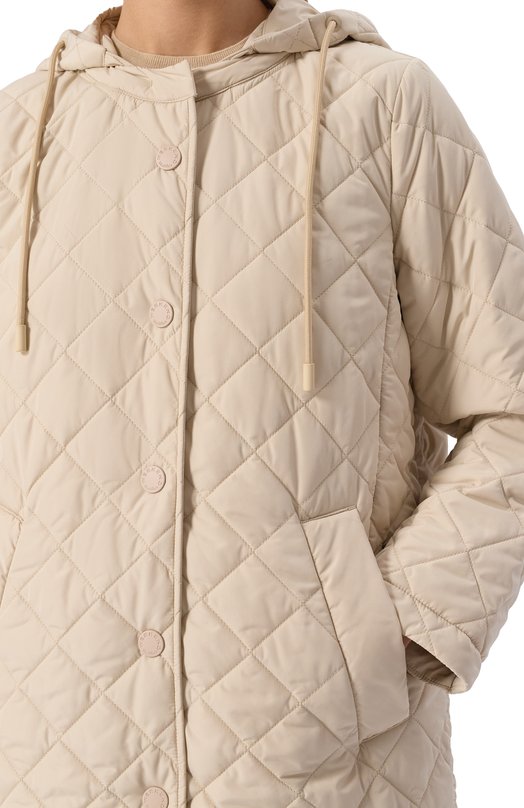 Утепленная куртка Weekend Max Mara ERI0 Бежевый  ERI0 Фото 5