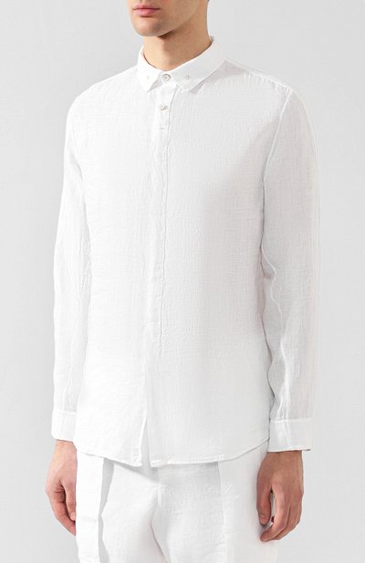 Льняная рубашка TRANSIT, арт. CFUTRHY340, фото 3