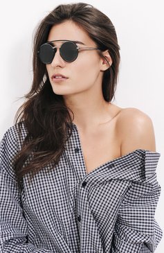 Женские солнцезащитные очки DIOR EYEWEAR черного цвета, арт. DI0RSYNTESIS01 V81 | Фото 2 (Очки форма: Круглые; Региональные ограничения белый список (Axapta Mercury): Не проставлено, RU; Нос: Не проставлено; Тип очков: С/з; Статус проверки: Проверено, Проверена категория; Материал сплава: Проверено)