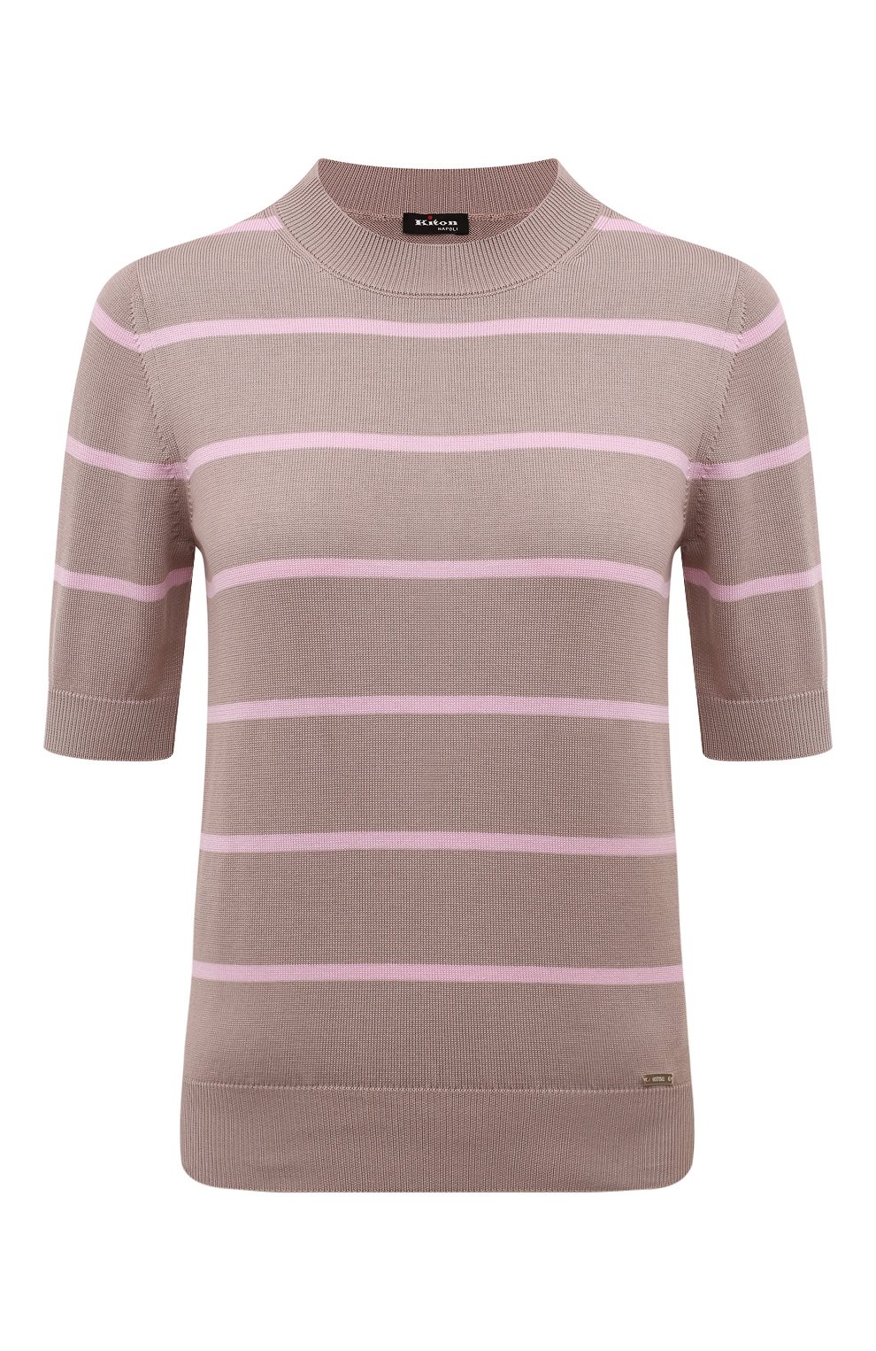 Хлопковый пуловер KITON, арт. D57734, фото 1