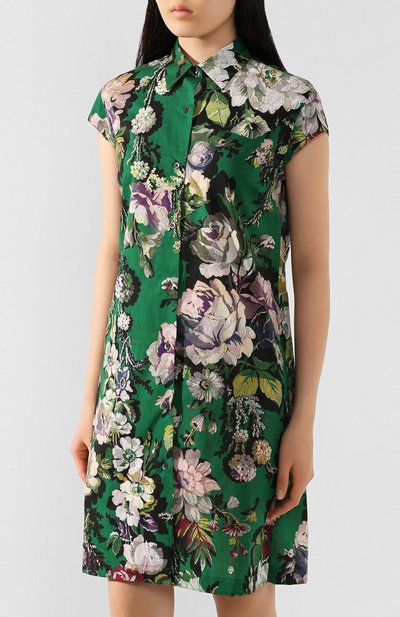 Хлопковое платье DRIES VAN NOTEN, арт. 201-11009-9400, фото 3