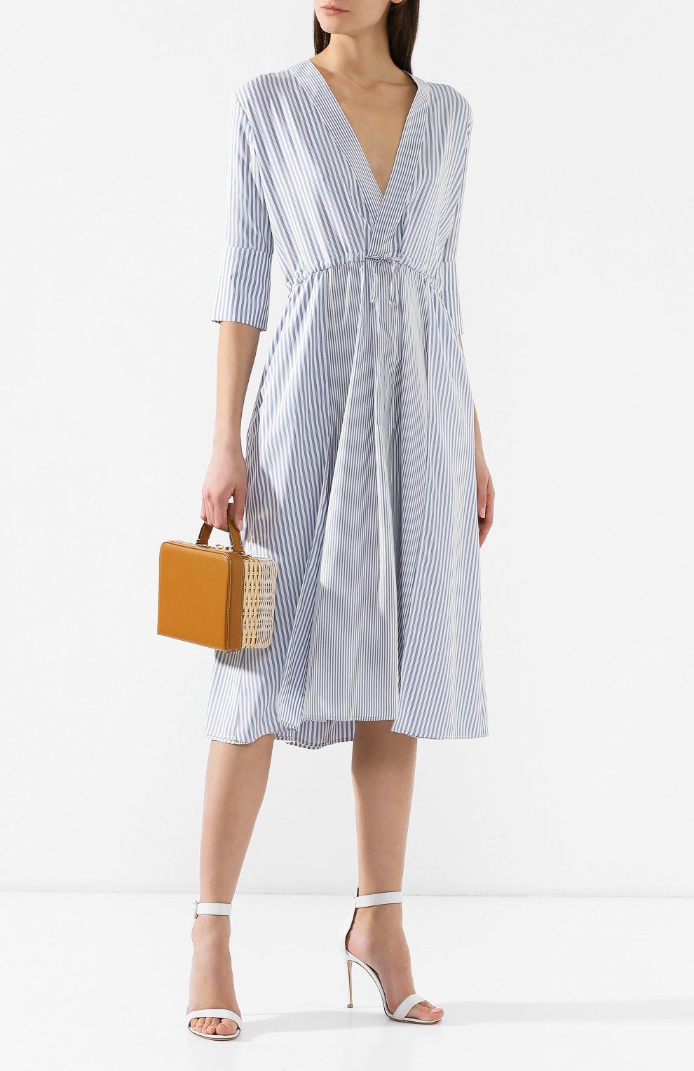 Шелковое платье JIL SANDER NAVY, арт. JNWM5003C/JM2847B, фото 2