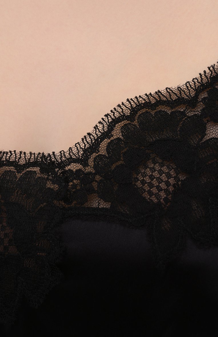 Шелковая сорочка с кружевной отделкой DOLCE & GABBANA, арт. 0122/06A00T/FUADG, фото 1