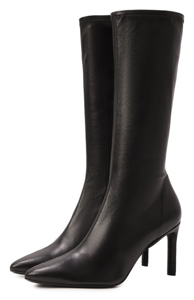 Женские кожаные сапоги CO, арт. 0764STL-BLA